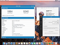 Screen Shot 2016-10-20 at 14.02.23  Test Macstorma Lenovo mini z procesorem Intel Xeon X3353 2.66 GHz. Program testowy Geekbench 4.o w nowej wersji. System MacOS Sierra 10.12.